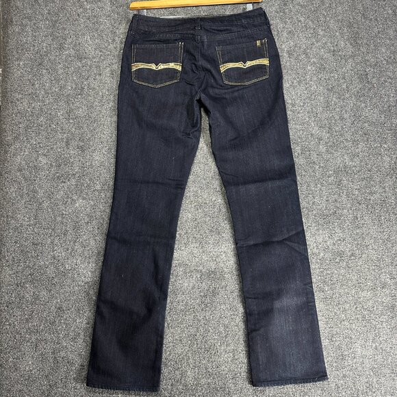 Buffalo Jeans Womens 3 Jarah Mid Rise Stretch Skinny Dark Wash Cotton Spandex - Picture 7 of 9